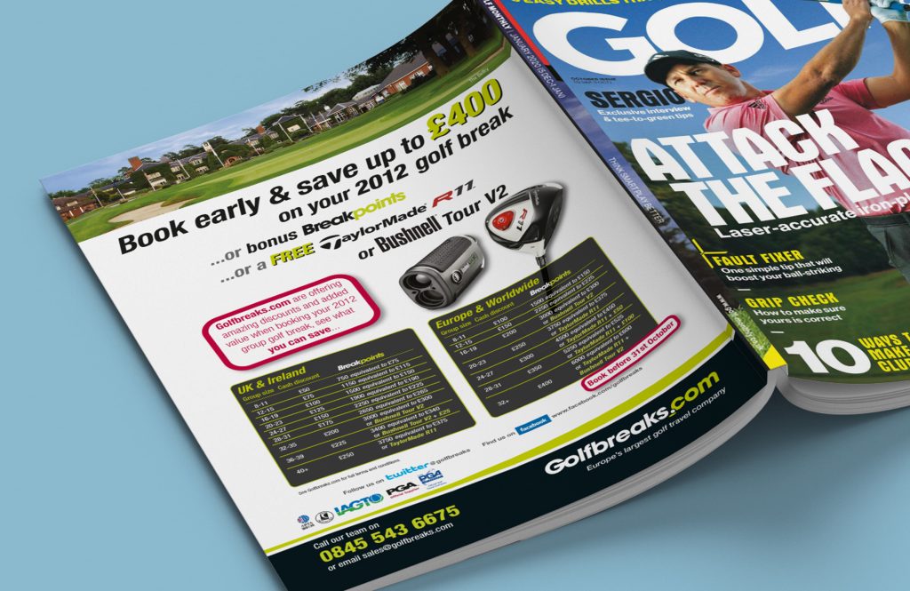 Golf Monthly Advertisment
